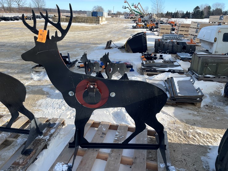 #2035-•-new-kc-ar500-steel-deer-shooting-target-image-4