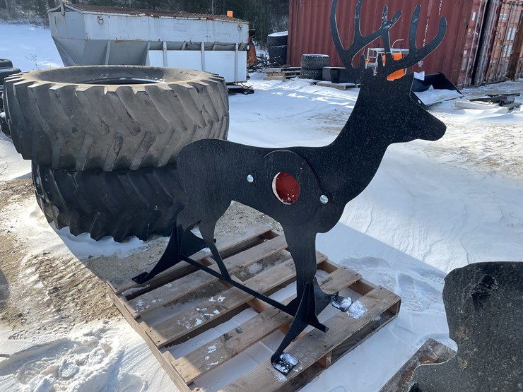 #2035-•-new-kc-ar500-steel-deer-shooting-target-image-1