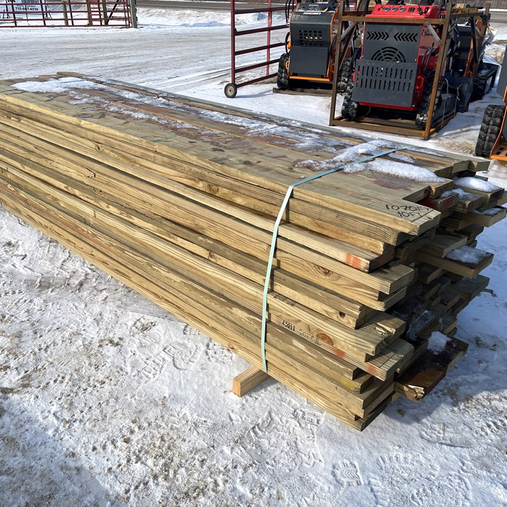 #3812 • Bundle of Green Treated Lumber