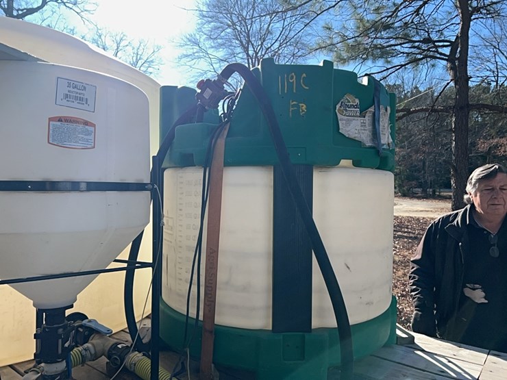 150-gallon-chemical-poly-tank-with-pump;-located-at-7241-roxbury-rd,-charles-city,-va,-please-call-804.837.9940-or-804.651.4404-with-questions-image-1