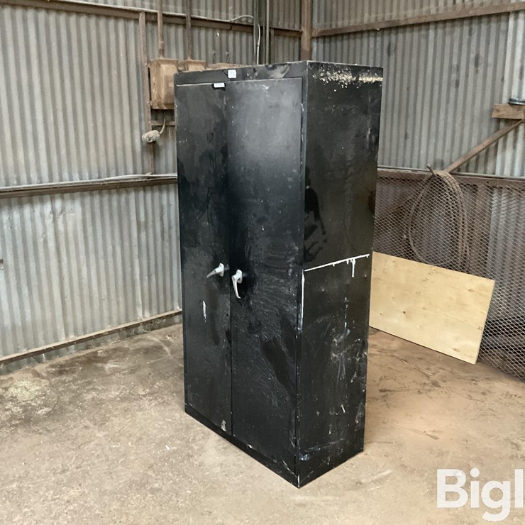 Shop Storage Cabinet W/Welding Supplies