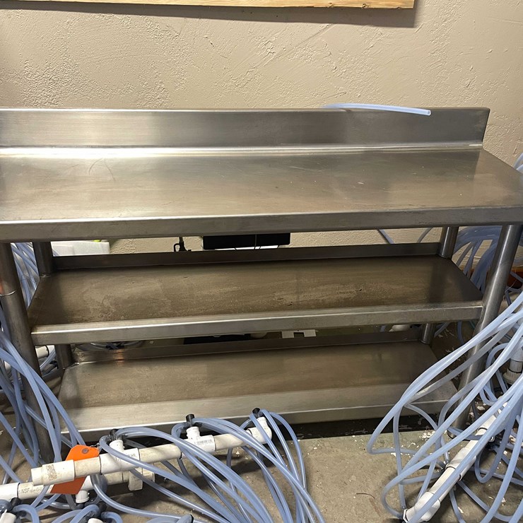 #6184 • Stainless Bar Table