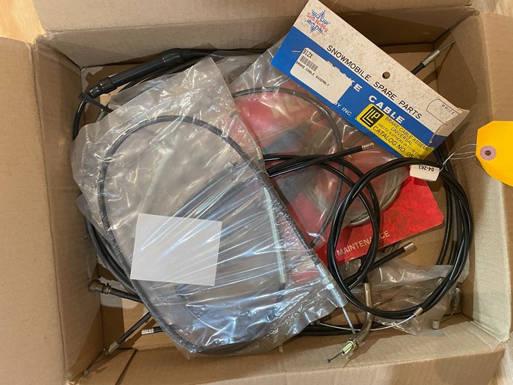 #3858-•-box-of-new-throttle,-brake-and-choke-cables-image-1