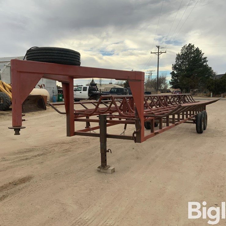 Homemade 10-Bale Feed Trailer