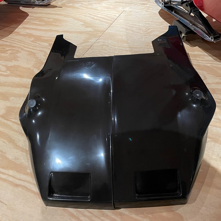 #3853 • Kawasaki Fiberglass Repop (2) Piece Belly Pan
