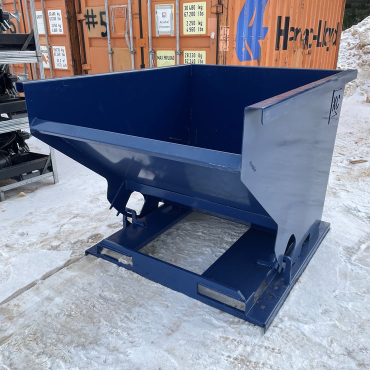 #2064 • New KC Self Dumping Hopper with Fork Pockets
