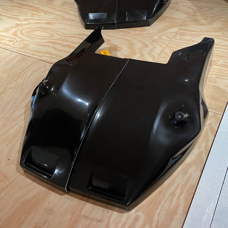#3852 • Kawasaki Fiberglass Repop (2) Piece Belly Pan