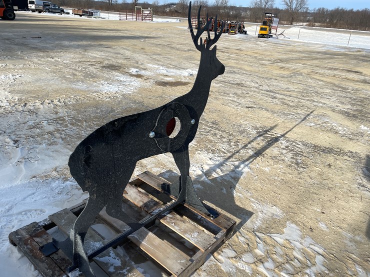 #2034-•-new-kc-ar500-steel-deer-shooting-target-image-3