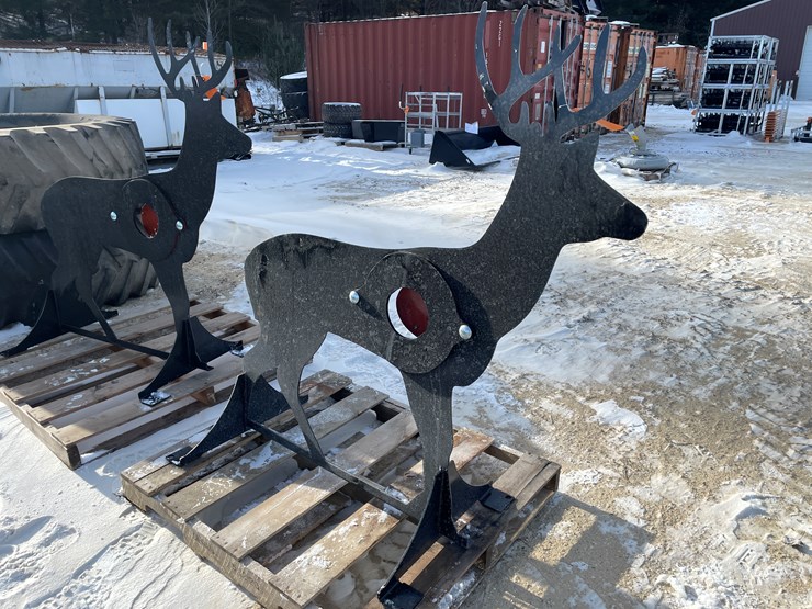 #2034-•-new-kc-ar500-steel-deer-shooting-target-image-2