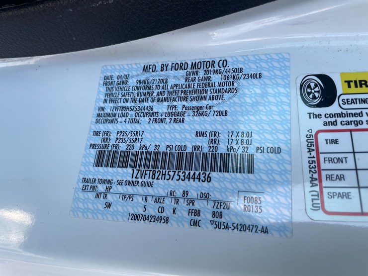 #3803-•-2007-ford-mustang-roush-stage-3-racing-edition-coupe-(has-wi-title)-image-8