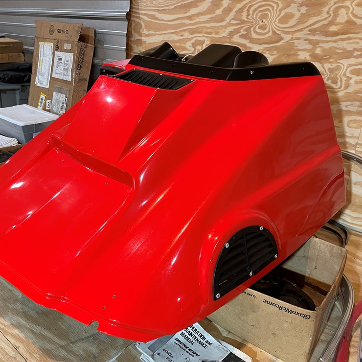 #3840 • 1975 Scorpion Brut Snowmobile Hood