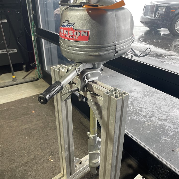 #3831 • Johnson Seahorse Vintage Outboard Boat Motor