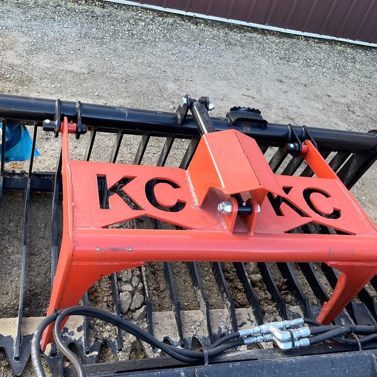 #3693 • New KC 76" Skid Steer Skeleton Grapple Bucket