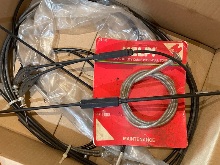 #3858-•-box-of-new-throttle,-brake-and-choke-cables-image-4