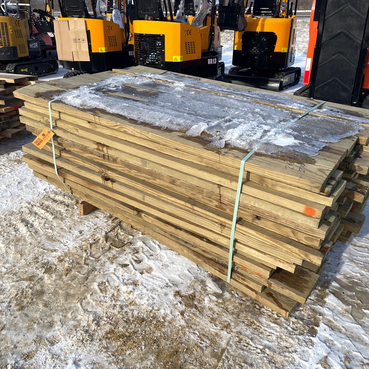 #3809 • Bundle of Green Treated Lumber