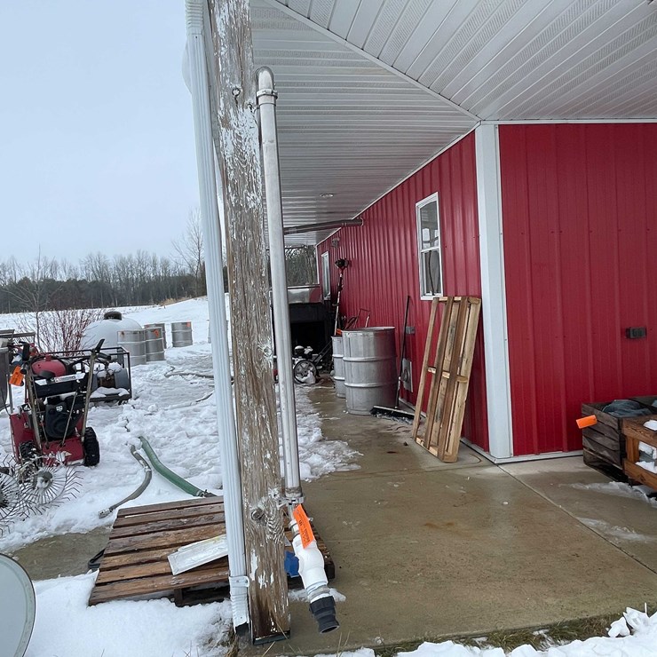 #3551 • 2" Stainless Steel Milk Line