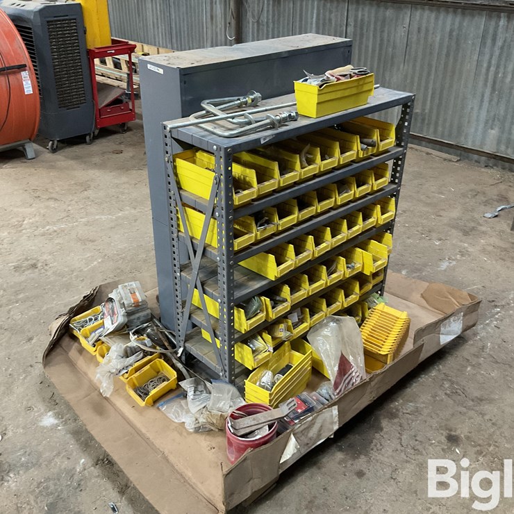 Shop Shelves W/Miscellaneous Hardware