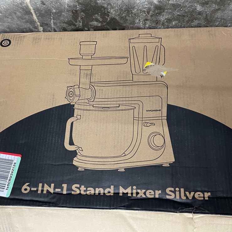 #5852 • Vivohome 6-N-1 Stand Mixer