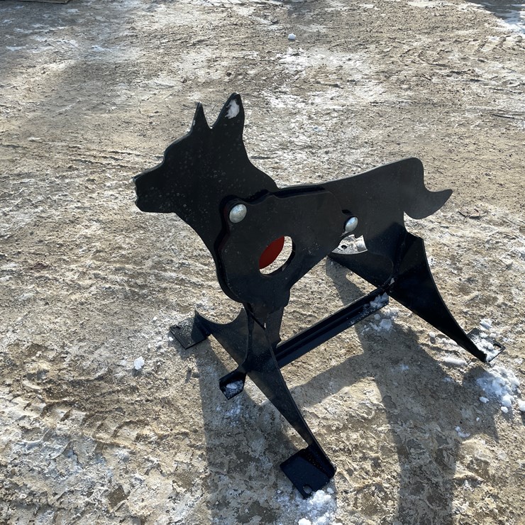 #2036 • New KC AR500 Steel Coyote Shooting Target