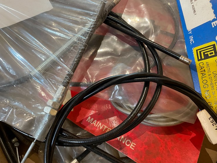 #3858-•-box-of-new-throttle,-brake-and-choke-cables-image-2