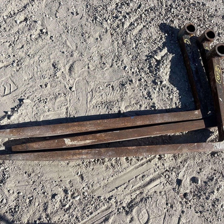 Qty 3 Skid Steer Forks