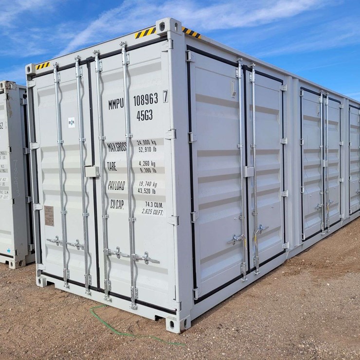 4-Side-Door 40' HQ Shipping Container