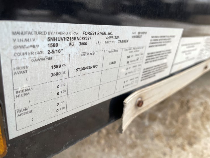 #1014-•-2018-forest-river-12'-enclosed-trailer-(has-certificate-of-origin)-image-9