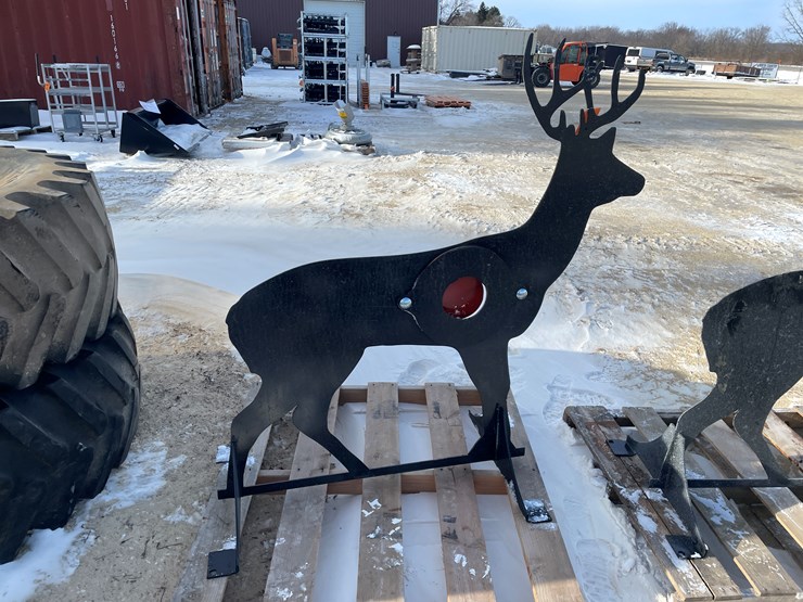 #2035-•-new-kc-ar500-steel-deer-shooting-target-image-3