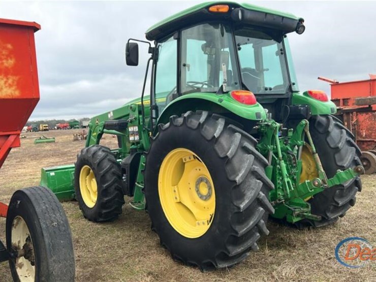 john-deere-6120e-tractor,-s/n-1p06120eej0010886:-loader-w/-bkt.,-5779-hrs-image-4