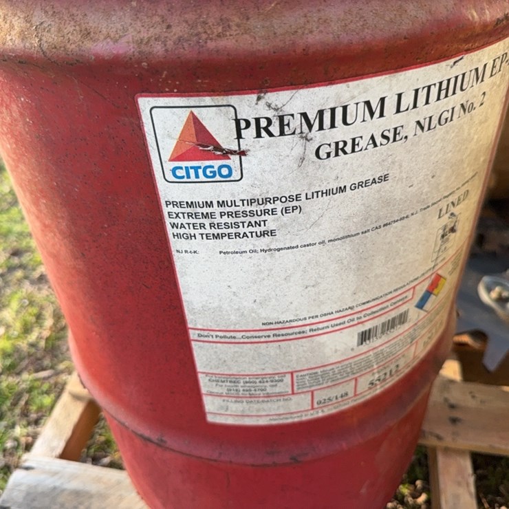 New can of 120 pound premium lithium EP – 
2 Grease Citgo brand ￼