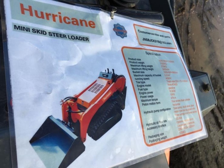 unused-hurricane-stand-on-compact-track-loader,-image-9