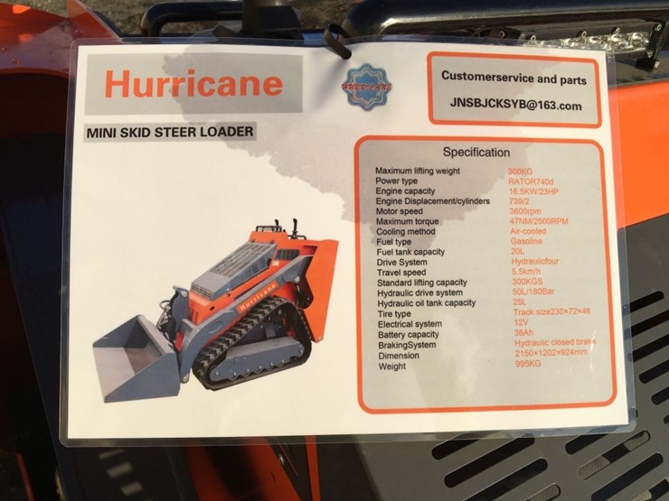 unused-hurricane-stand-on-compact-track-loader,-image-10