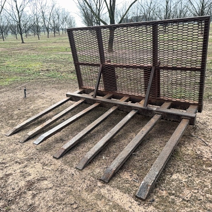 Limb Forks with brush guard set up for John Deere loader