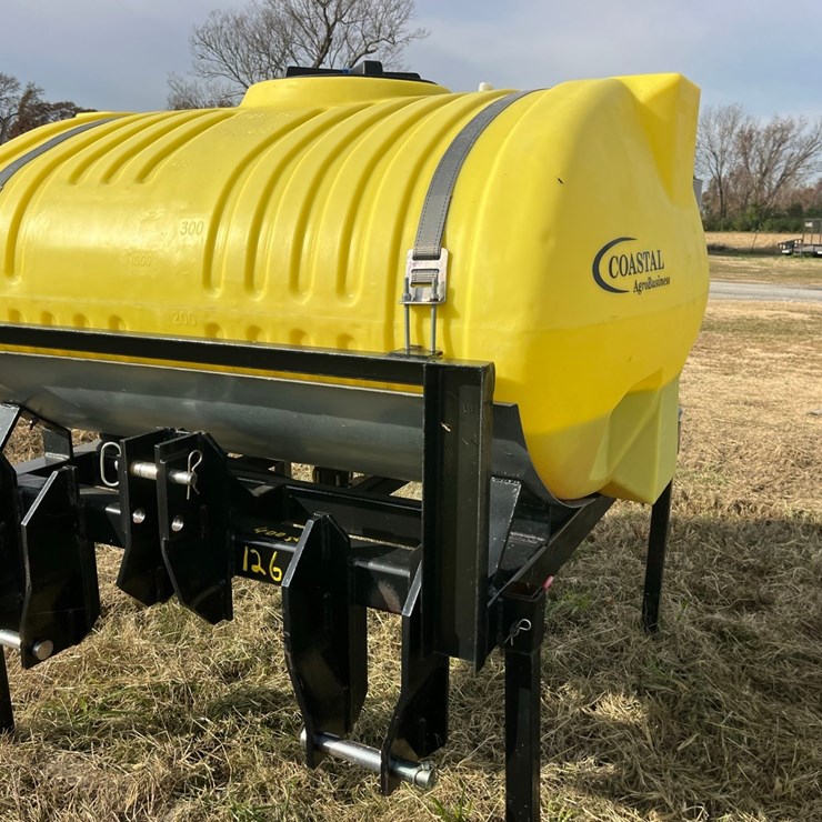 Coastal 400 gal 3 point spray tank, like new, call 252-943-4231 with questions.
