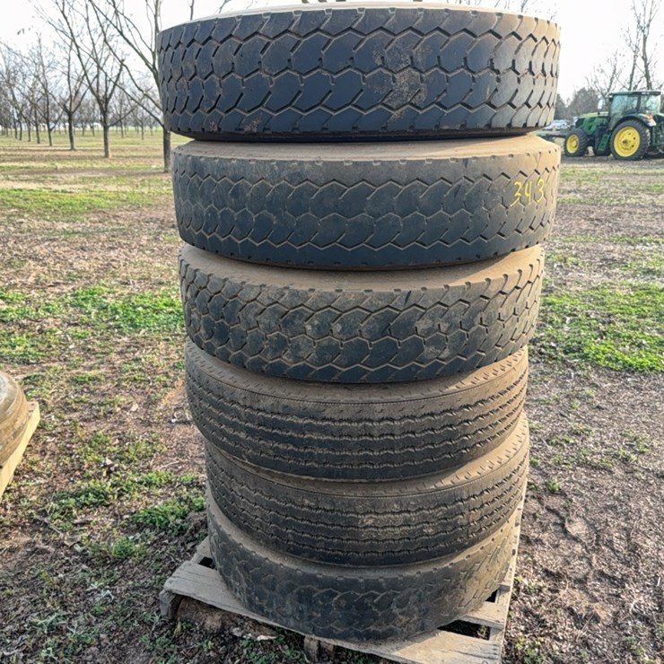 six various truck tires