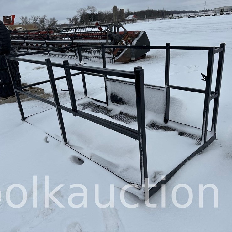 2708 - 4'x8' MAINTENANCE BASKET w/ FORK POCKETS