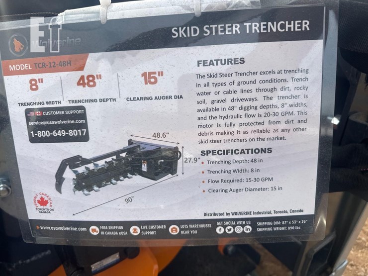wolverine-tcr-1248h-skid-steer-trencher-attachmen-image-3