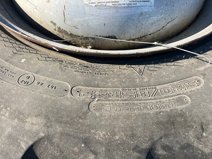 4-tractor-rims,-10-hole-steel,-two-with-85r-42-r1-tires,-for-more-information-call-252-924-0020-image-12