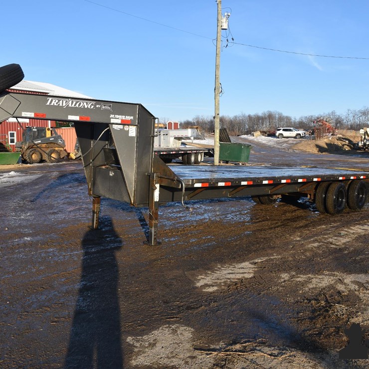 2020 Landoll TravAlong 31' T/A Gooseneck Flatbed Trailer