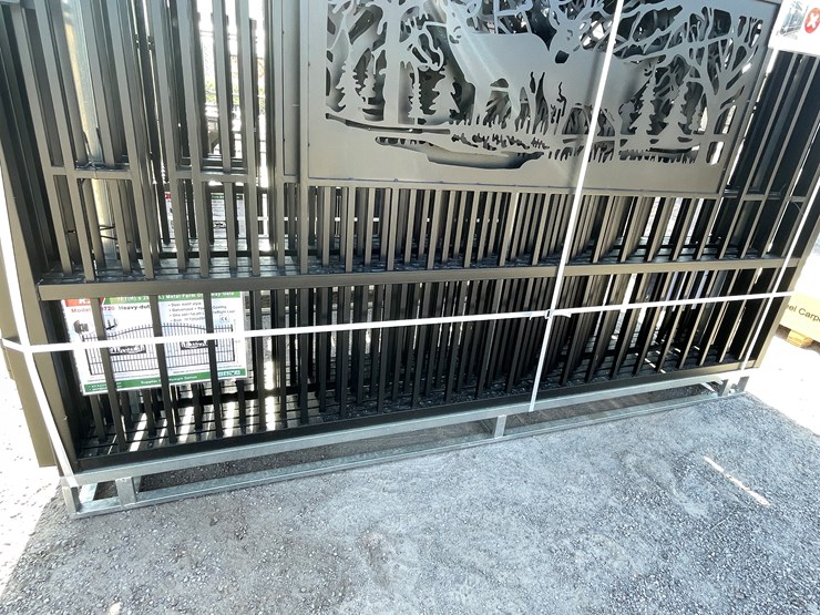 #3811-•-deer-motif-style-driveway-gates-image-6