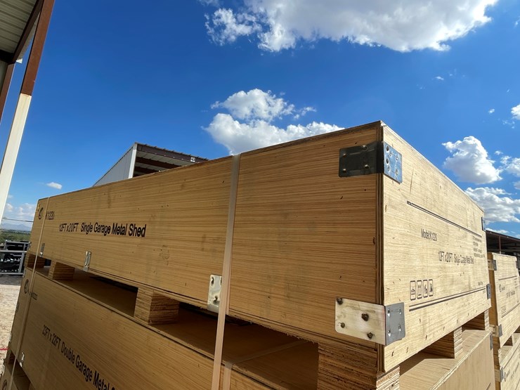 #3824-•-single-garage-metal-shed-image-8