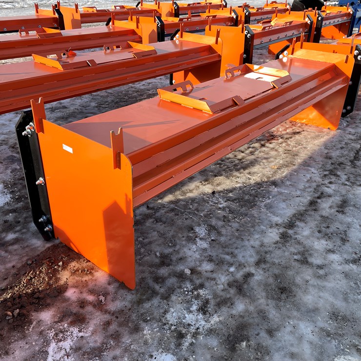 #18011 • Unused Snow Pusher with Steel Blade (Princeton, MN)