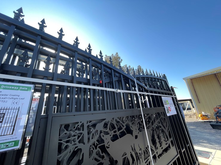 #3807-•-deer-motif-style-driveway-gates-image-6