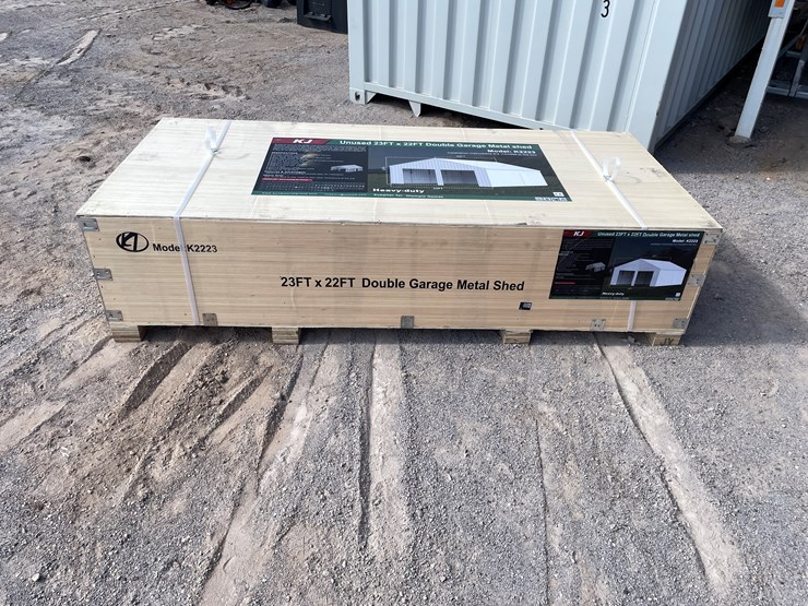 #3827-•-double-garage-metal-shed-image-2