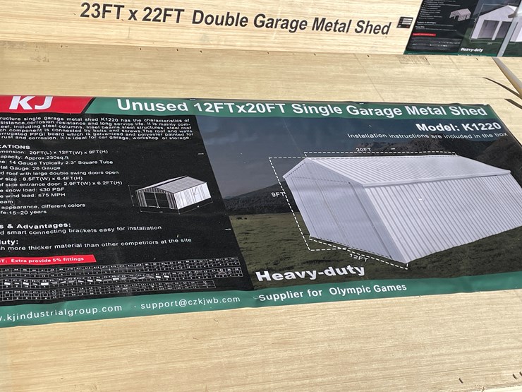 #3874-•-single-garage-metal-shed-image-13