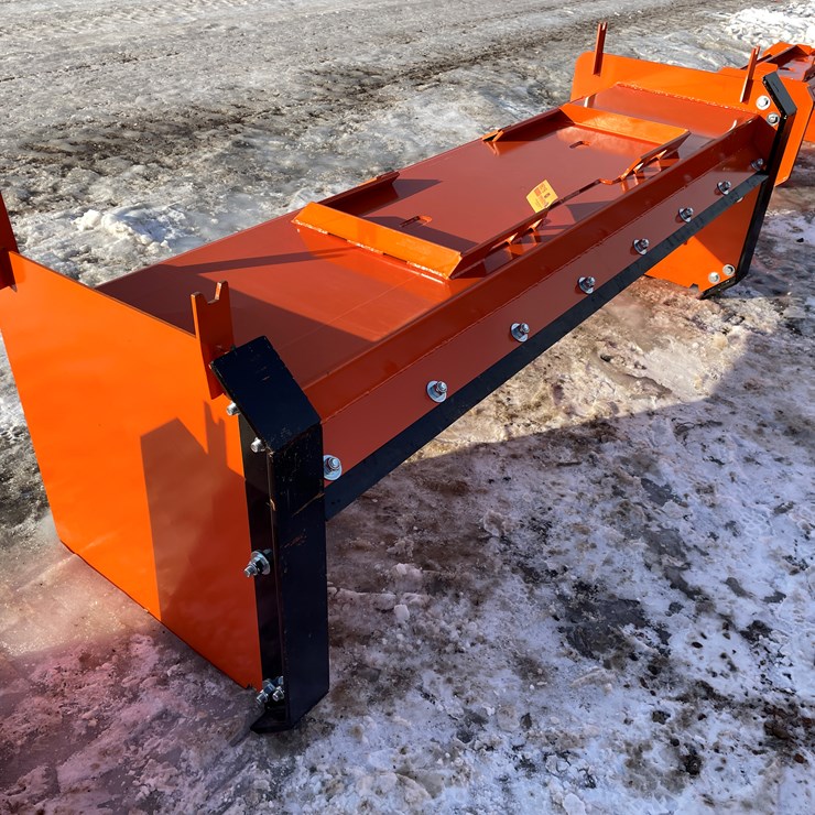 #18016 • Unused Snow Pusher with Steel Blade (Princeton, MN)