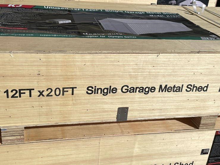 #3874-•-single-garage-metal-shed-image-12