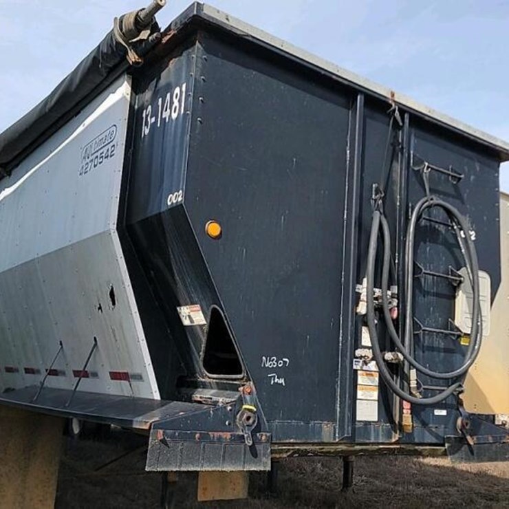 2012 AULICK 48' BELT TRAILER, S/N 1A9TE4227DU341481: MODEL 13-1481