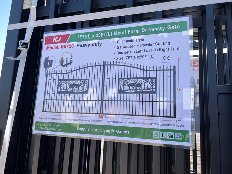 #3810-•-deer-motif-style-driveway-gates-image-10