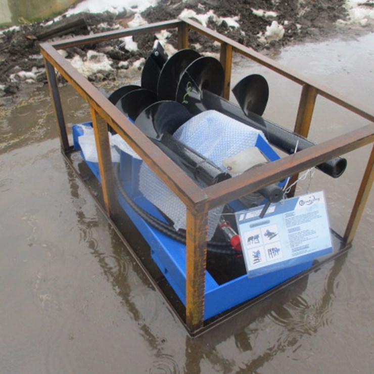 #6647 • Skid Steer Auger Skid Steer Auger 6in,12in,14in, Augers Round Shaft